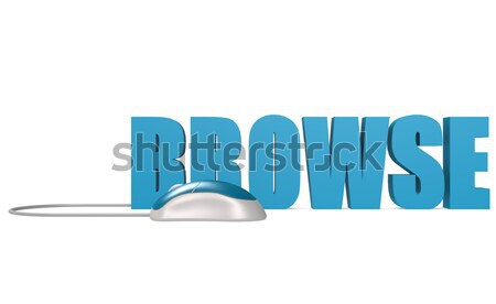 Browse word isolated Stock photo © tang90246