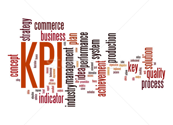 KPI word cloud Stock photo © tang90246