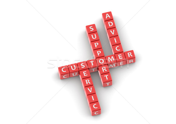 Buzzwords customer service Stock photo © tang90246