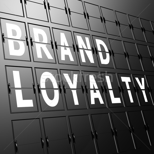 Flughafen Display Marke Loyalität Business Werbung Stock foto © tang90246