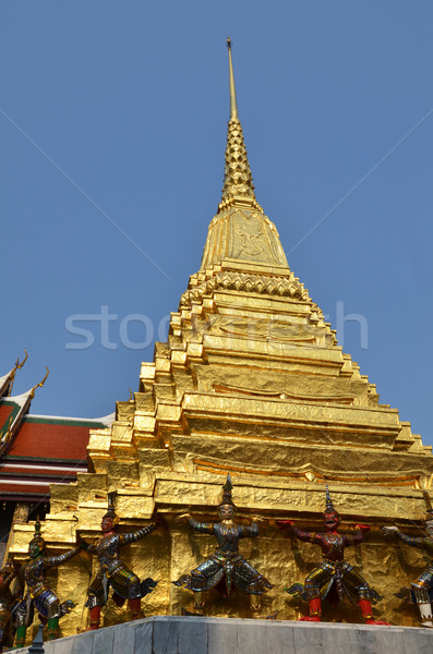 Foto stock: Dourado · pagode · palácio · Bangkok · Tailândia · viajar