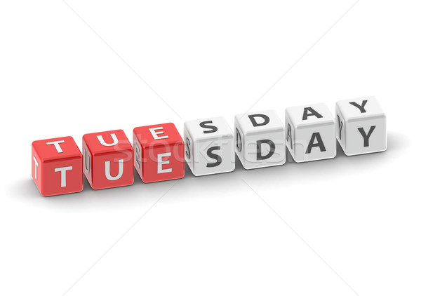 Tuesday puzzle word Stock photo © tang90246