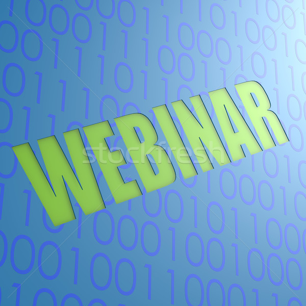 Webinar business ufficio conferenza corporate formazione Foto d'archivio © tang90246