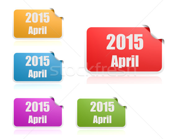 April of 2015 Stock photo © tang90246