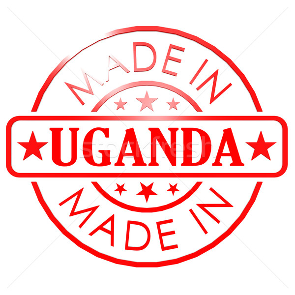 [[stock_photo]]: Ouganda · rouge · sceau · affaires · papier · design