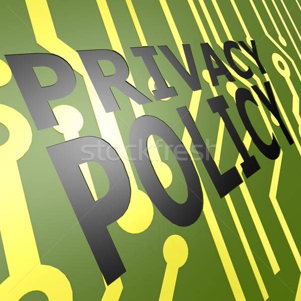 PCB Board with privacy policy Stock photo © tang90246