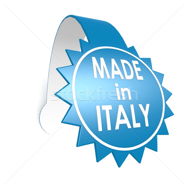 Made in Italy star label Stock photo © tang90246