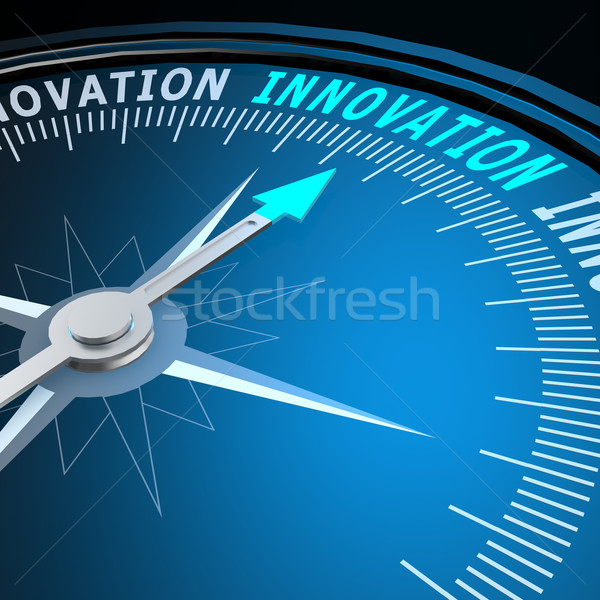 Innovation mot boussole image rendu [[stock_photo]] © tang90246