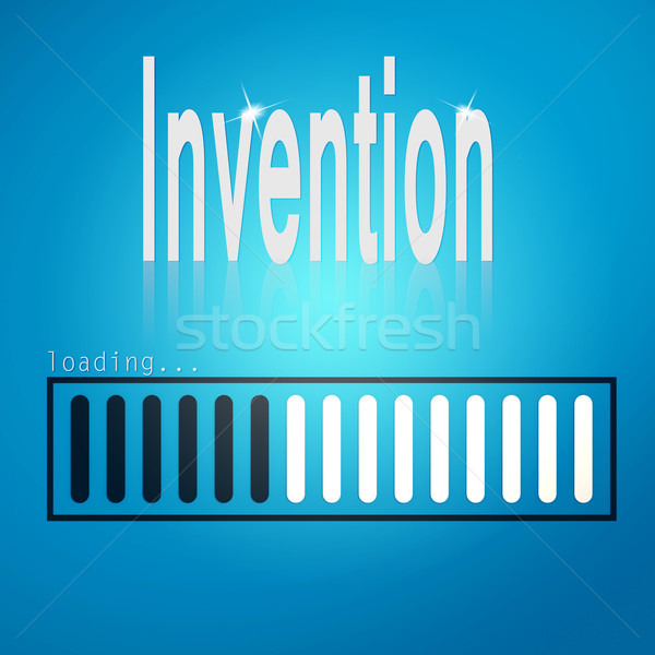 Invenzione blu bar immagine reso Foto d'archivio © tang90246