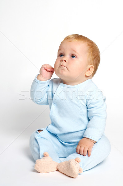 Baby pensare Smart ragazzo vita Foto d'archivio © tangducminh