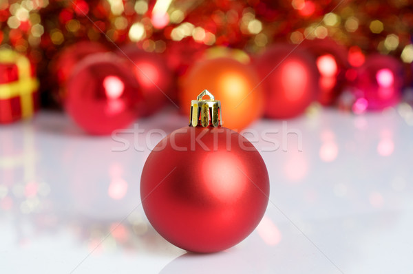 Bauble Christmas background Stock photo © tangducminh