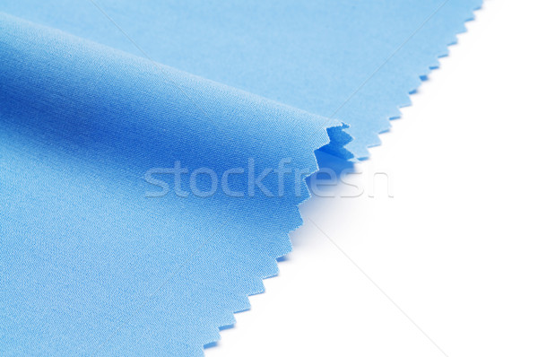 Blu tessuto texture bianco Foto d'archivio © tangducminh