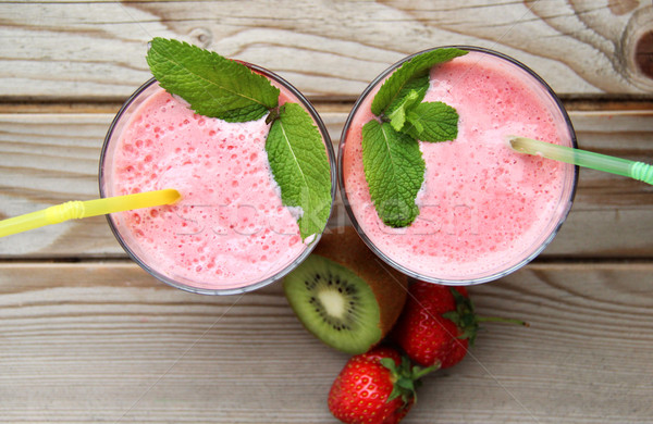 Fresh vivid smoothie  Stock photo © tannjuska