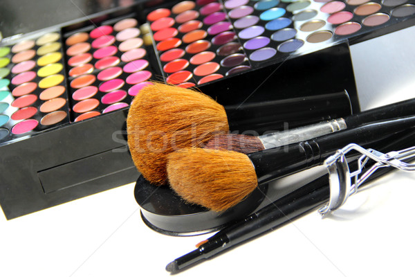 Maquillage palette professionnels femme oeil mode [[stock_photo]] © tannjuska