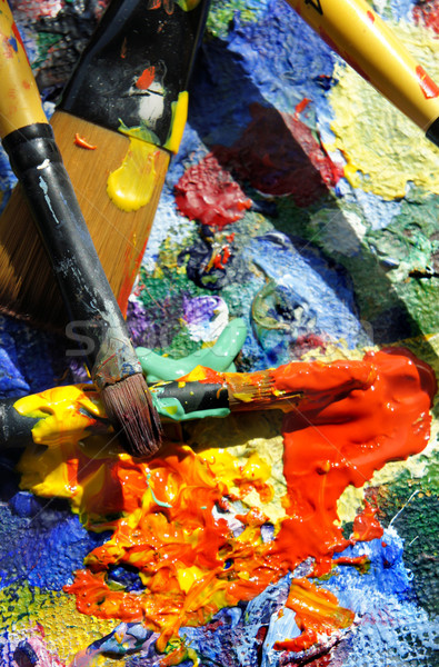 Mixing painting  Stock photo © tannjuska