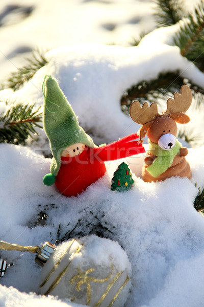 Christmas time with toys Stock photo © tannjuska