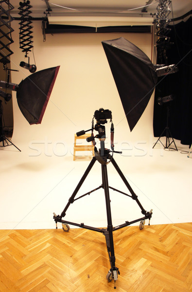  Professional photo studio and equipment Stock photo © tannjuska