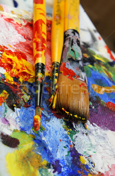 Art palette Stock photo © tannjuska