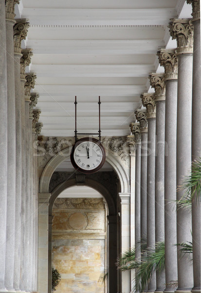 Typical colonnade in Karlovy Vary Stock photo © tannjuska