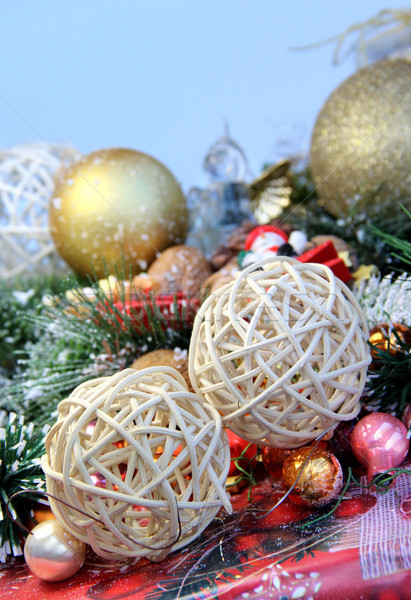 Stock photo: Christmas decorations 