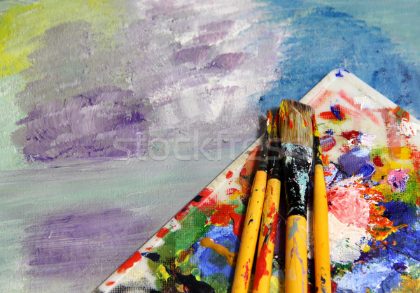 Mixing painting  Stock photo © tannjuska