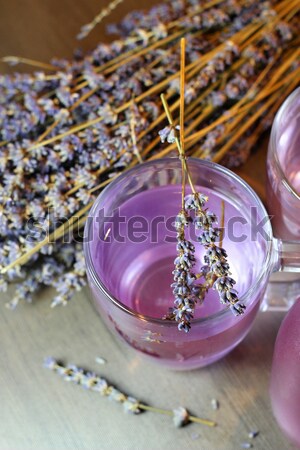 Mix of lavender flowers and cosmetic  Stock photo © tannjuska