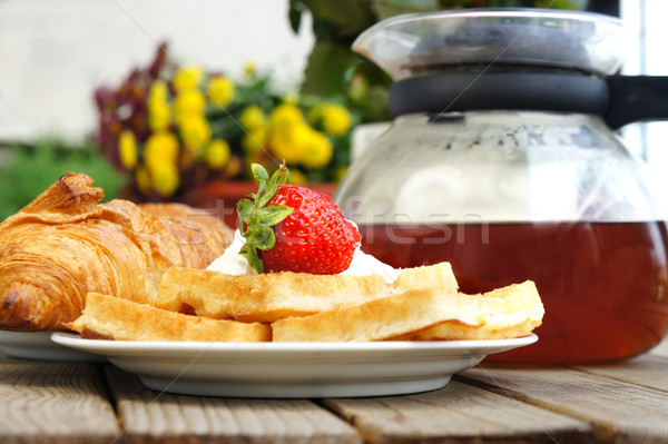 Tasty breakfast Stock photo © tannjuska