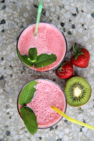 Fresh vivid smoothie  Stock photo © tannjuska