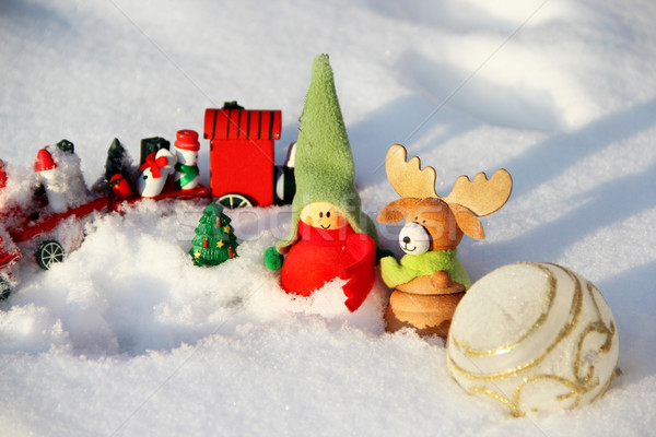 Stock photo: Christmas time with toys