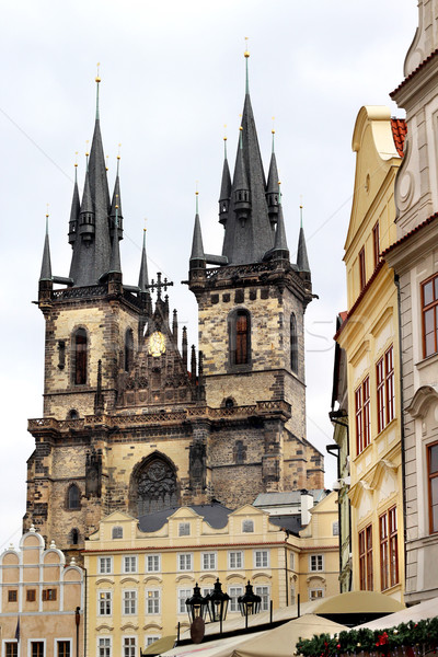 Tyn church in Prague, Czech republic Stock photo © tannjuska