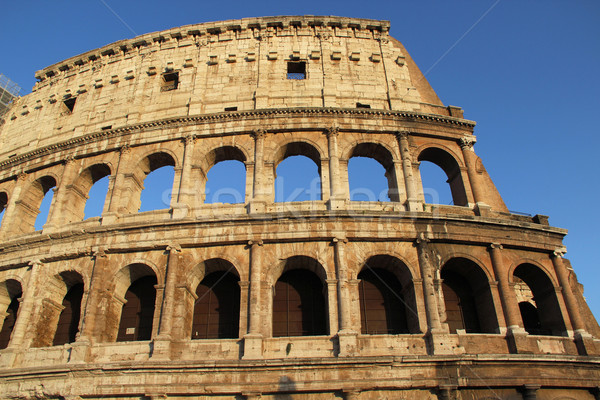 Piękna widoku Włochy roma niebo kamień Zdjęcia stock © tannjuska