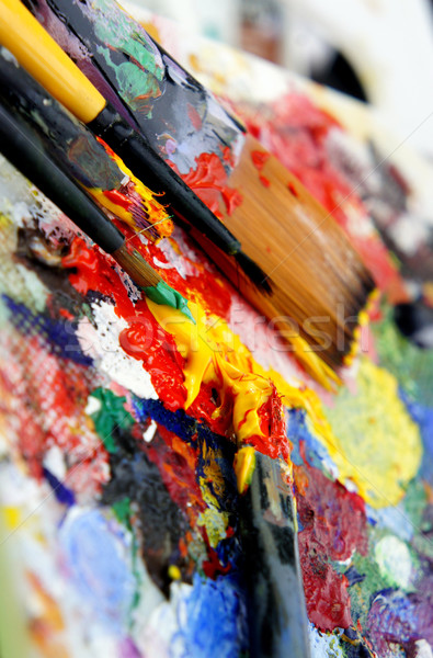 Art palette Stock photo © tannjuska