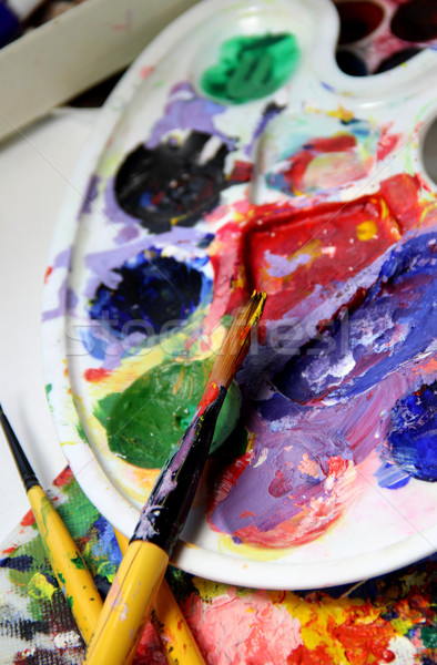 Art palette Stock photo © tannjuska
