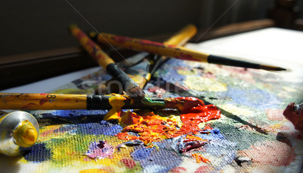 Mixing painting  Stock photo © tannjuska