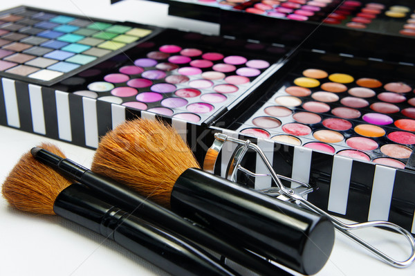 Profissional make-up grande conjunto cosmético moda Foto stock © tannjuska