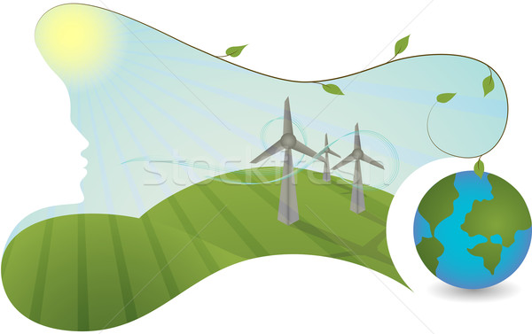 Nature is helping generate energy  Stock photo © tanya_ivanchuk