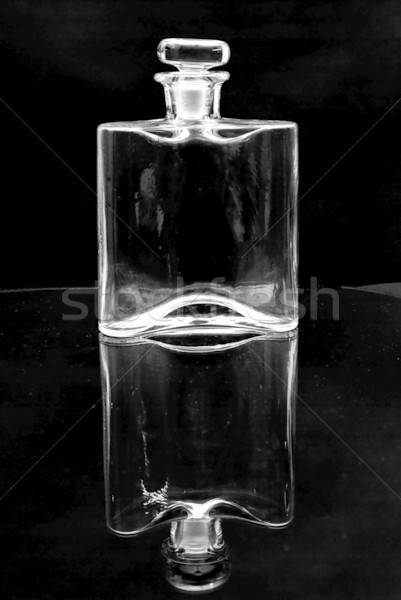empty transparently glass carafe Stock photo © tarczas