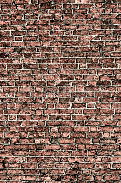 Backsteinmauer Textur Hintergrund Ziegel Tapete Jahrgang Stock foto © tarczas
