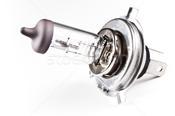 Stock photo: car halogen light bulb