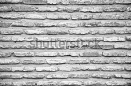 întuneric vechi zid de cărămidă textură fundal Imagine de stoc © tarczas