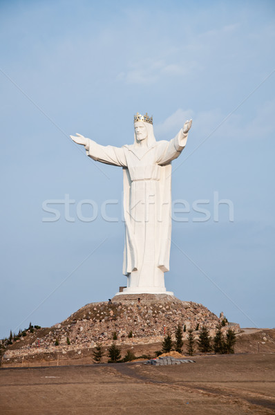 Jesus Christ big monument on the hill Stock photo © tarczas