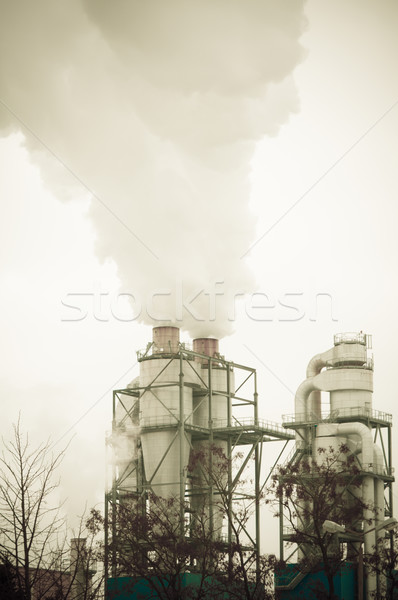 汚い 煙 汚染 化学 工場 技術 ストックフォト © tarczas