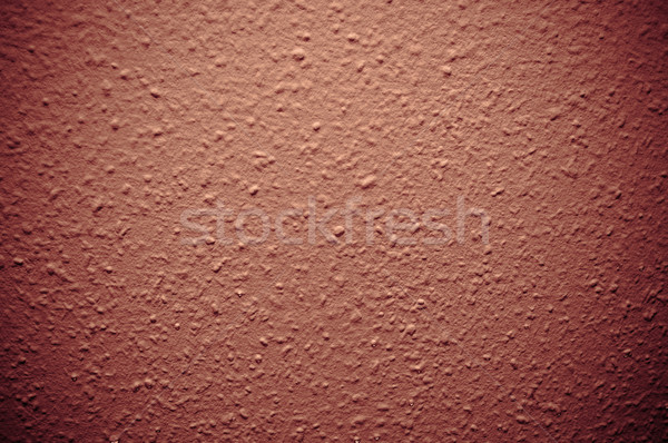 Stock photo: brown structural painted wallpaper on the wall