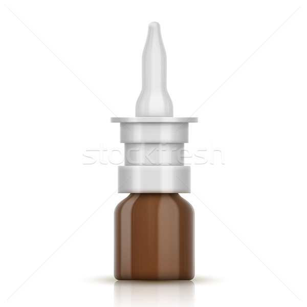 High Detailed Nasal Spray Bottle. Stock photo © TarikVision