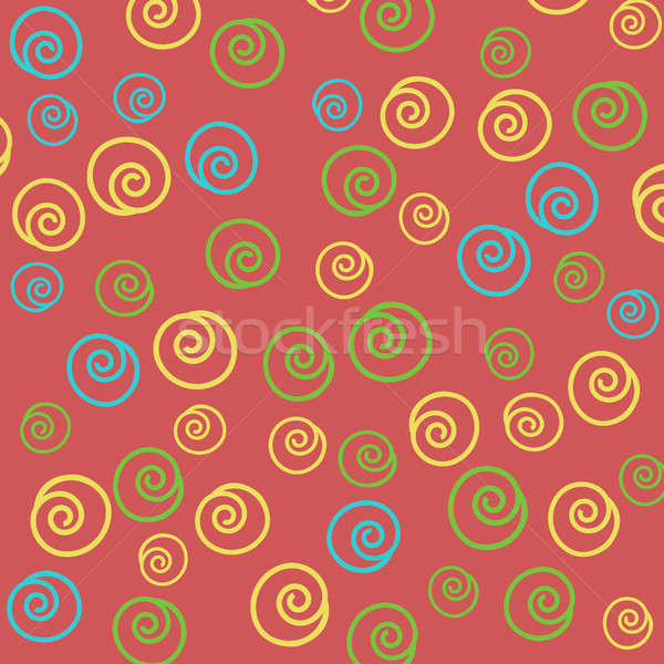 Seamless abstract hand-drawn pattern Stock photo © TarikVision