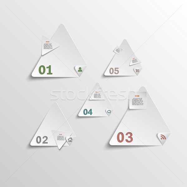 Stock photo: Abstract template for data presentation