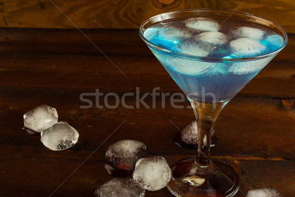 Cocktail Blue Lagoon  Stock photo © TasiPas