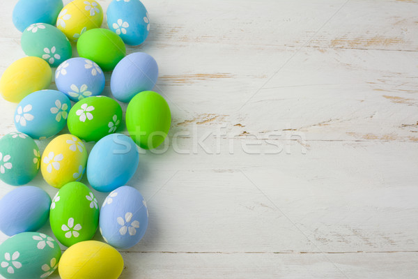 Colored Easter eggs  Stock photo © TasiPas