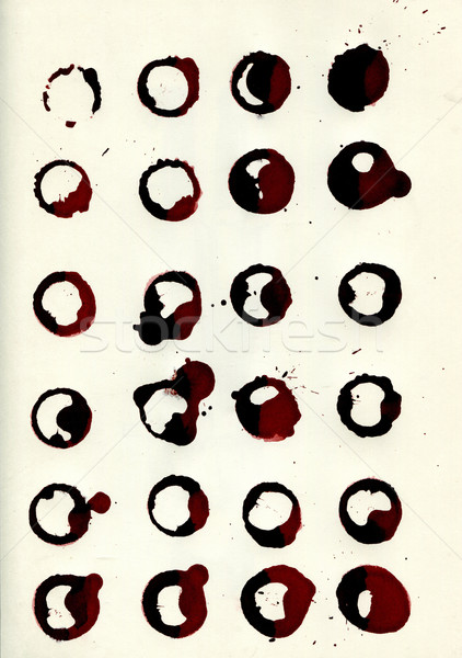 Set of ink blots Stock photo © tatiana3337