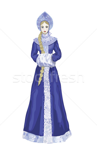 Snow-maiden Stock photo © tatiana3337